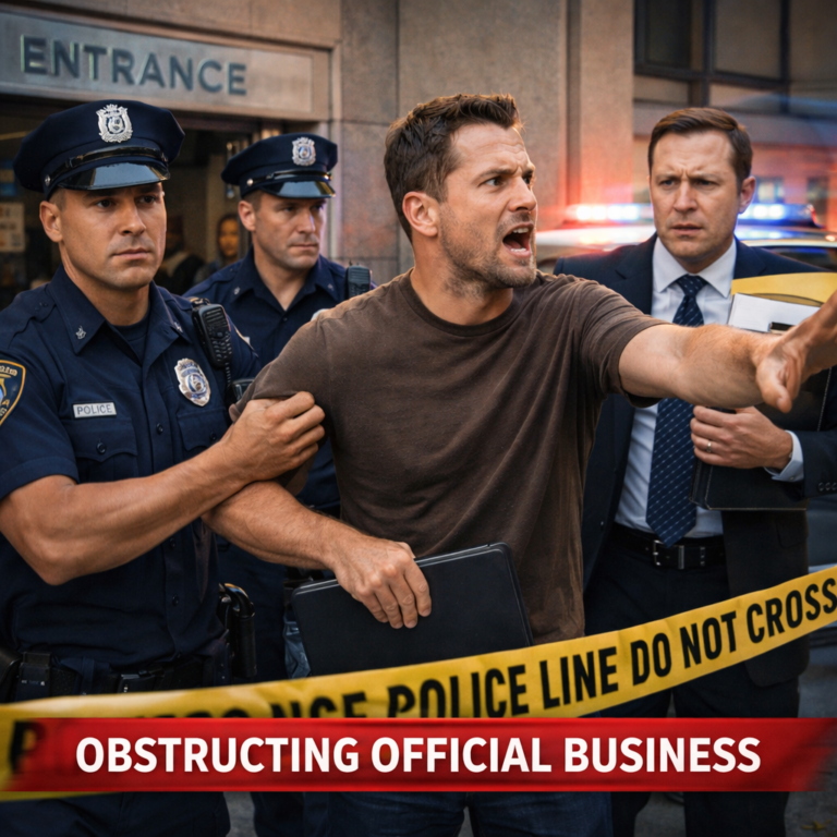 obstructing official business​