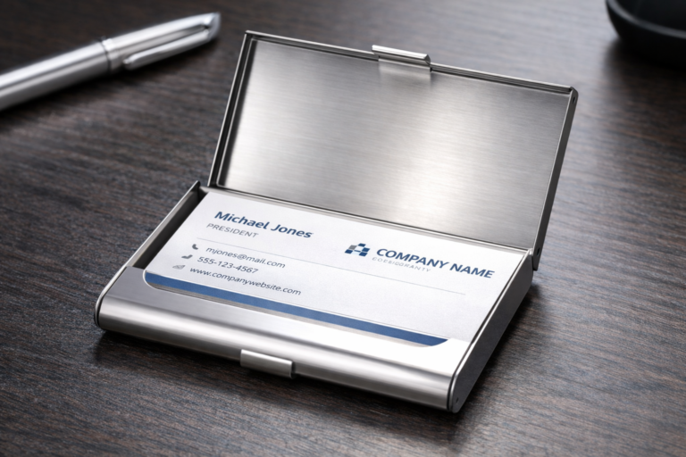 metal business card holder​