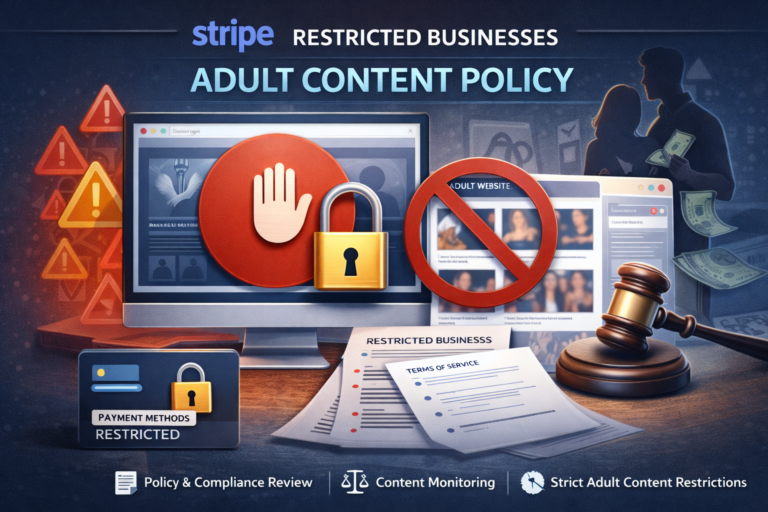 stripe restricted businesses adult content policy​